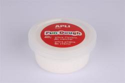 APLI Fun Dough - Fehér gyurma - 40 g (LCA13771)