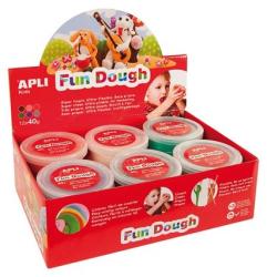 APLI Fun Dough gyurma display - Különleges színek - 480 g (LCA13451)
