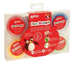 APLI Fun Dough gyurma display - Alap színek - 84 g (13454)