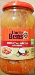 Uncle Bens Csípős thai mártás kókusszal (390g)