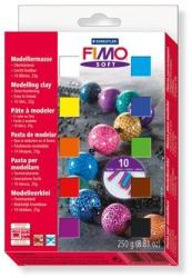 FIMO Soft Material Pack égethető gyurma készlet - Vegyes színek - 10x25 g (FM802301)