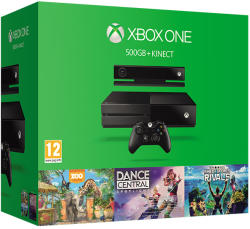 Microsoft Xbox One 500GB + Kinect + Dance Central Spotlight + Zoo Tycoon + Kinect Sports Rivals