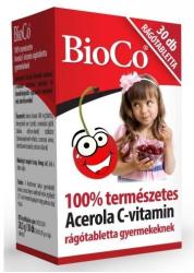 BioCo 100% Természetes C-vitamin Rágótabletta Gyermekeknek 30 db