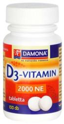 Damona D3-Vitamin 2000 NE tabletta 100 db