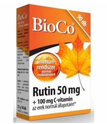 BioCo Rutin 50 mg + C-Vitamin 100 mg Tabletta 90 db