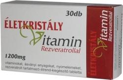 Életkristály Vitamin Tabletta Rezveratrollal 30 db
