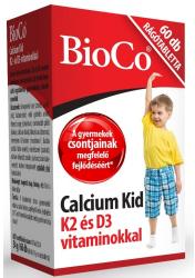 BioCo Calcium Kid Rágótabletta K2 És D3-Vitaminnal 60 db