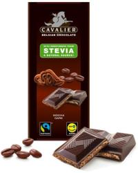 CAVALIER Kávékrémes Étcsokoládé Steviával Édesítve 85 g