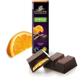 CAVALIER Narancsos Étcsokoládé Steviával Édesítve 40 g