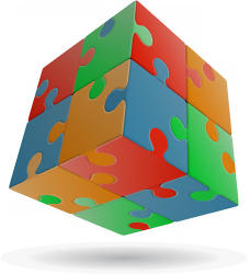 Verdes Innovation S. A. V-Cube 2x2 versenykocka, egyenes