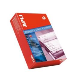 APLI Etikett, mátrixnyomtatókhoz, 1 pályás, 127x48, 7 mm, APLI, 3000 etikett/csomag (LCA011) - papirdepo