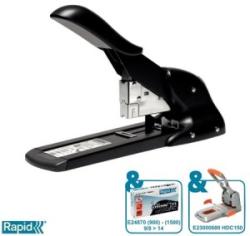 Rapid Tűzőgép, nagyteljesítményű, 9/8-14, 110 lap, RAPID HD110 , fekete/szürke (E21080816)