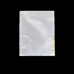 Esselte Genotherm, lefűzhető, felül/oldalt félig nyitott, A4, 105 mikron, víztiszta, ESSELTE, sárga (E55361) - papirdepo