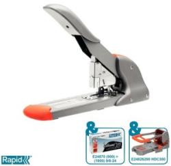 Rapid Tűzőgép, nagyteljesítményű, 9/8-20, 210 lap, RAPID HD210 , ezüst/narancssárga (E23633700)
