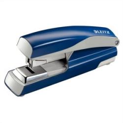Leitz Tűzőgép, nagyteljesítményű, 24/8, 40 lap, lapos tűzés, LEITZ Nexxt 5523 , kék (E55230035)