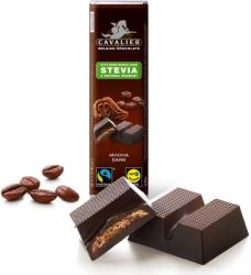 CAVALIER Kávékrémes Étcsokoládé Steviával Édesítve 40 g