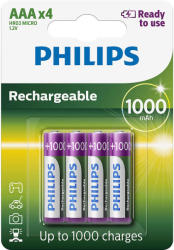 Philips AAA Rechargeable 1000mAh (4)