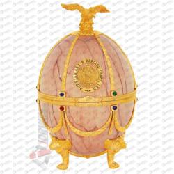 Russian Carskaja Imperial Collection Faberge Egg Onyx Disagne vodka 0,7 l