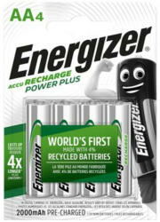 Energizer Tölthető elem, AA ceruza, 4x2000 mAh, ENERGIZER Power Plus (EA638622) (E300626700)