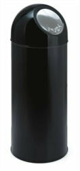 VEPA BINS Nyomófedeles szemetes, 55 l, fém, VEPA BINS, fekete (UVB035) (VB 470001 BLACK)