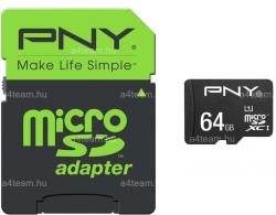 PNY microSDXC 64GB Class 10 USH-I SDU64G10HIGPER80-EF