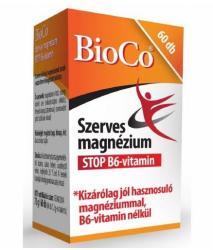 BioCo Szerves Magnézium STOP B6-vitamin 60 db
