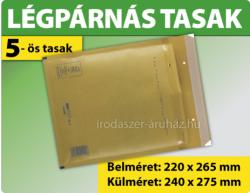 Légpárnás Tasak Barna W5 Boríték E/15 1000 Darab