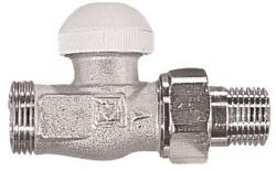 HERZ 1/2" termosztatikus egyenes radiátorszelep (3/4" euk. csatlakozással) (1773381)