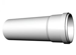 Ricom Gas PPs műanyag Ø 60 mm-es, 0, 25m-es toldócső (20060B) - meleget