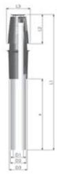 Tricox PPs/Alu tető átvezetés 110/160 mm fekete (PATÁ05)