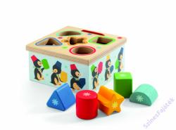 DJECO Montessori játék szín és formaválogató - Pingvines - DJ6409 (DJ06409)