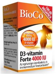 BioCo D3-Vitamin Forte 4000 IU tabletta 100 db