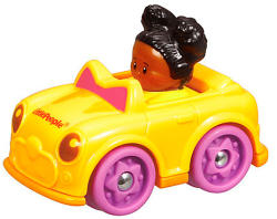 Mattel Fisher-Price Little People - Négykerekű autópajtás - Tessa sportkocsija
