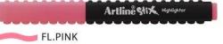 Artline Textmarker ARTLINE Stix, varf tesit 1.0-4.0mm - roz fluorescent (ETX-600-FPK)