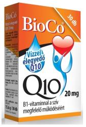 BioCo Vízzel elegyedő Q10 20 mg B1-vitaminnal 30 db