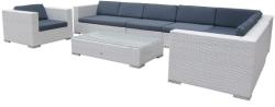 Elche XXL rattan sarokgarnitúra 7 személyes