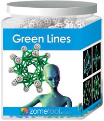 Zometool Green Lines - Zöld egyenesek