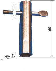 P&P Cheie Tubulara 13mm / 82mm (0049-13)