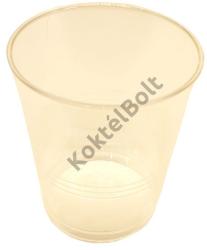 Műanyag pálinkás pohár 40ml 50 db/cs - bareszkozok