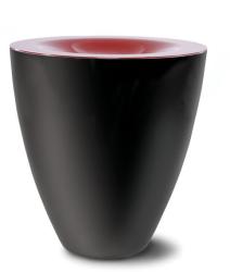 Bor köpőcsésze elegáns fekete bordó tetővel