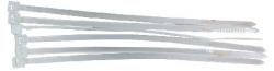 MEGA Fasete Legatura Albe 2.5x200mm, 100/set (59220b)