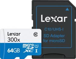 Lexar microSDXC 64GB 300x LSDMI64GB1EU300A