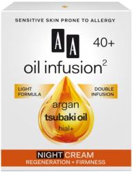AA Oil Infusion2 40+ regeneráló, feszesítő éjszakai arckrém 50 ml