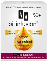 AA Oil Infusion2 50+ arckontúrt javító, regeneráló éjszakai arckrém 50 ml