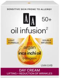 AA Oil Infusion2 50+ lifting hatású, ránctalanító nappali arckrém UVA/UVB 50 ml