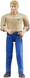 BRUDER Figurina barbat cu camasa bej, Bruder bworld 60006 (60006) Figurina