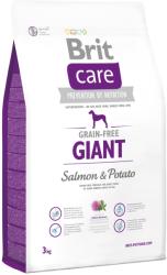 Brit Care Grain-Free Giant - Salmon & Potato 3 kg