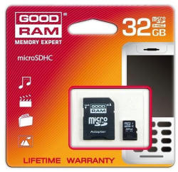 GOODRAM microSDHC 32GB SDU32GHCAGRR10