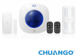 Chuango Sistem de alarma wireless Chuango CG-105S, 8 m detectie, 90 dB (CG-105S)
