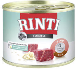 RINTI Sensible - Beef & Rice 12x185 g